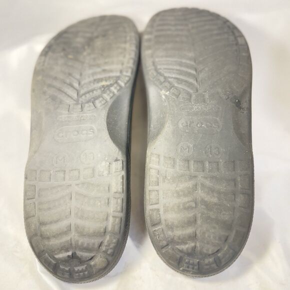 Crocs  Baya Black Flip Flop Sandals size 13 - Picture 2 of 4